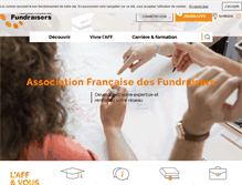 Tablet Screenshot of fundraisers.fr